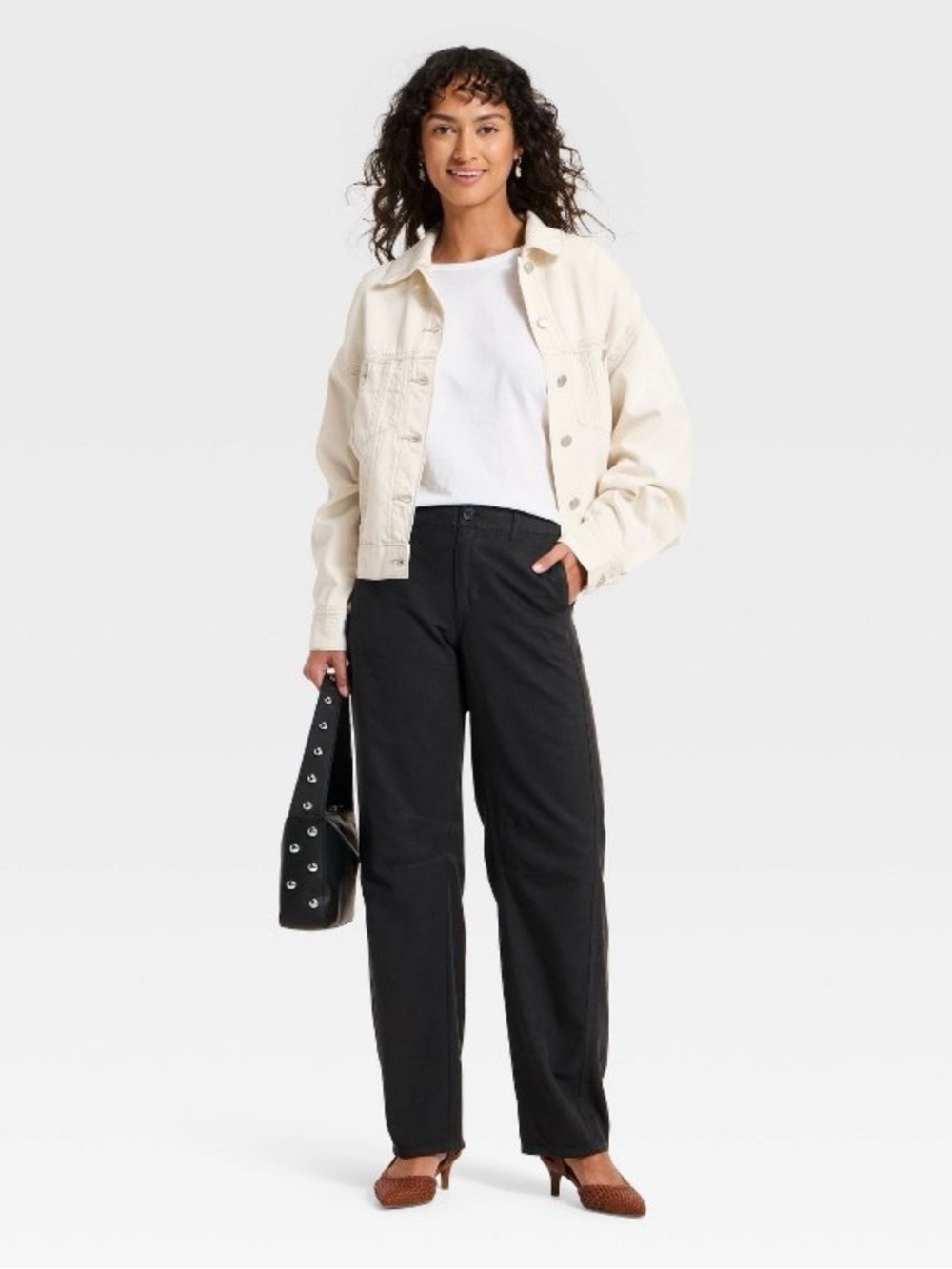 Universal Thread Cotton Blend Barrel Pants